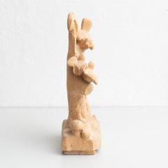 Traditional Preliminary Sketch Wooden Sculpture of a Tree