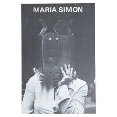 Original 1979 Exhibition Poster by María Simón