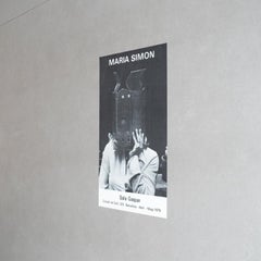 Original 1979 Exhibition Poster by María Simón