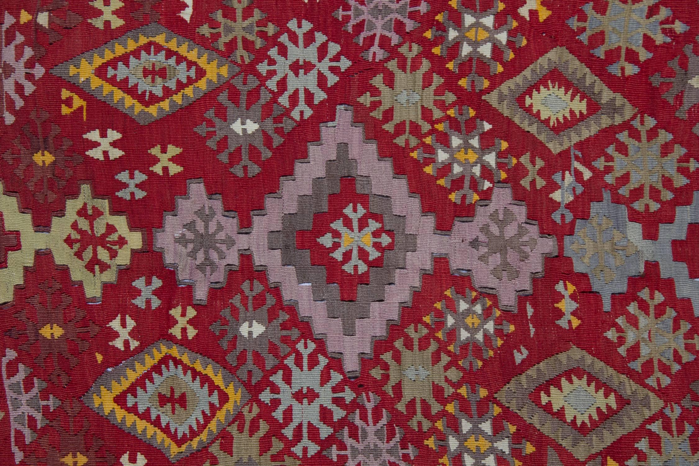 Türkischer Kelim-Läufer, Stair-Läufer, Orientteppiche, handgefertigter Teppich, antike Teppiche (20. Jahrhundert) im Angebot