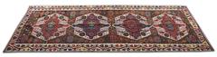 Antique Rugs Turkish Kilim Rug Quality Runner, Geometric Handmade Carpet