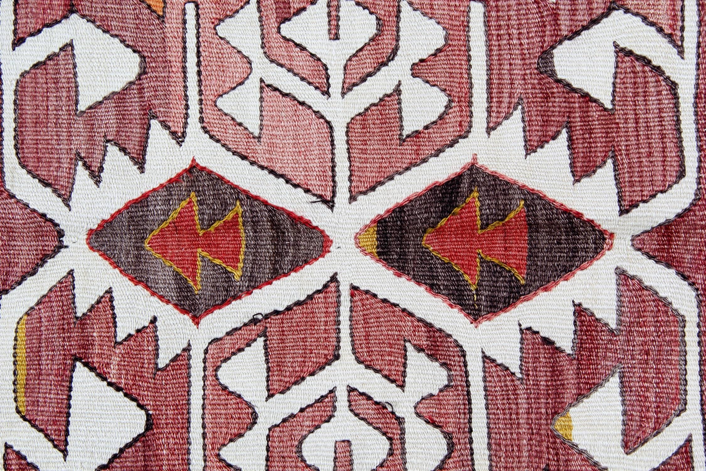 Fait main Tapis Kilim anciens, tapis traditionnels orientaux, tapis turcs faits à la main, en vente en vente