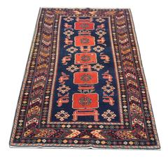 Antique Rugs Caucasian Rug, Handmade Karakashli Oriental Rug, Area Rugs