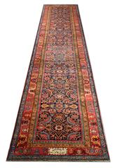Rare Antique Rug Caucasian Runner Hand Made Carpet Living Room Rugs Stair Runner (tapis de salon)