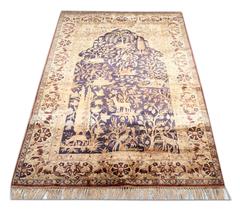 Antique Rugs, Pure Silk Rugs Turkish Rugs Handmade Carpet Oriental Rug for Sale