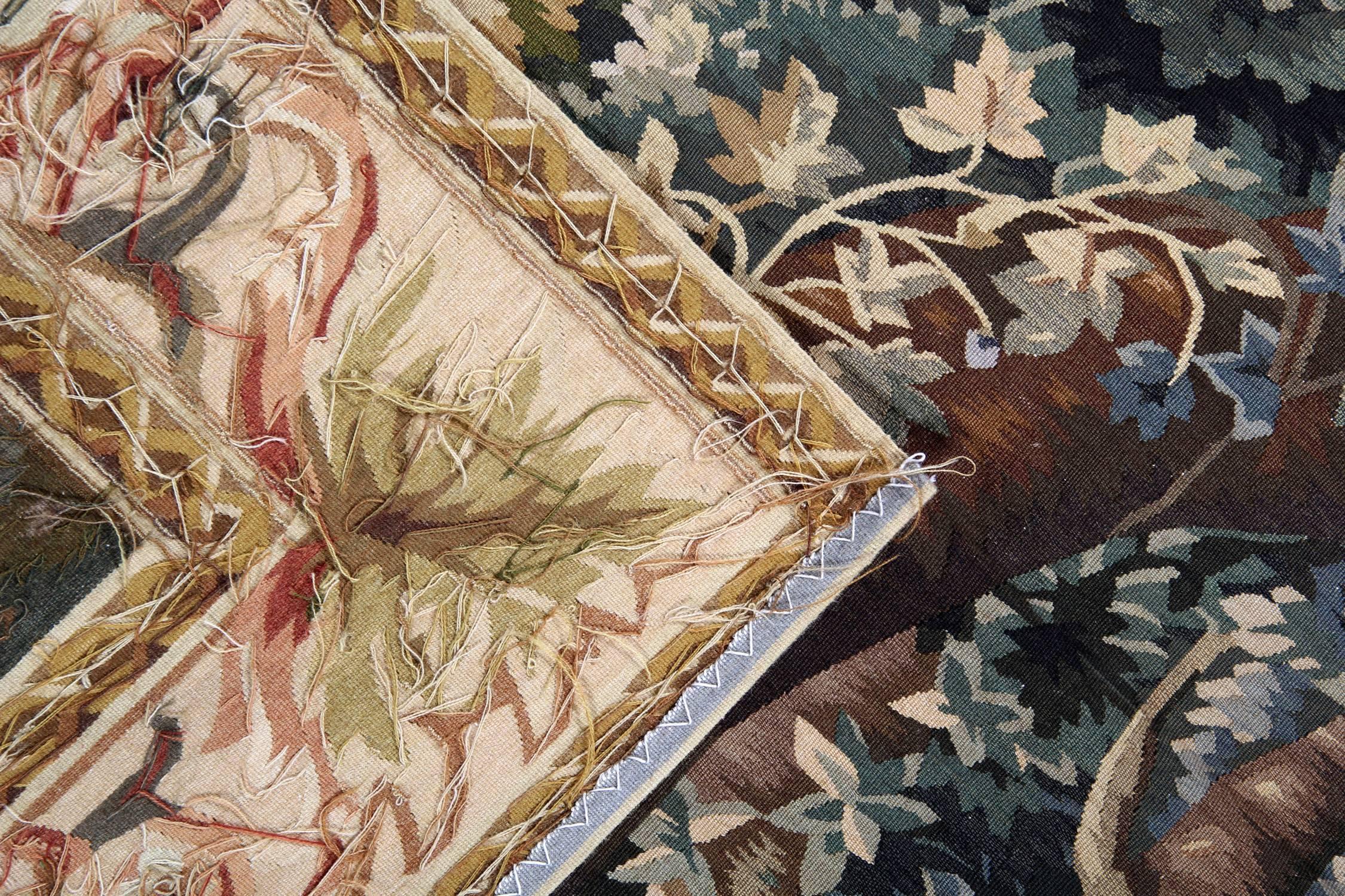 Antiker Teppich, Wandteppich im flämischen Stil, Wanddekorationsobjekt, dekorative Teppiche (Belgisch) im Angebot