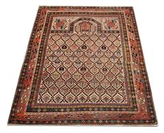 Oriental Rugs, Antique Caucasian Handmade Carpet from Shirvan