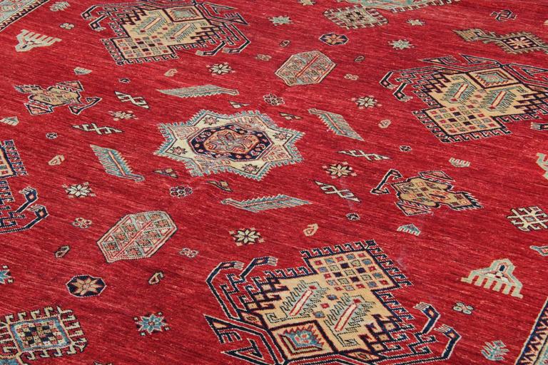 Persian Style Rugs, Afghan Rugs, Kazak Rugs, Carpet from Afghanistan For Sale at 1stdibs