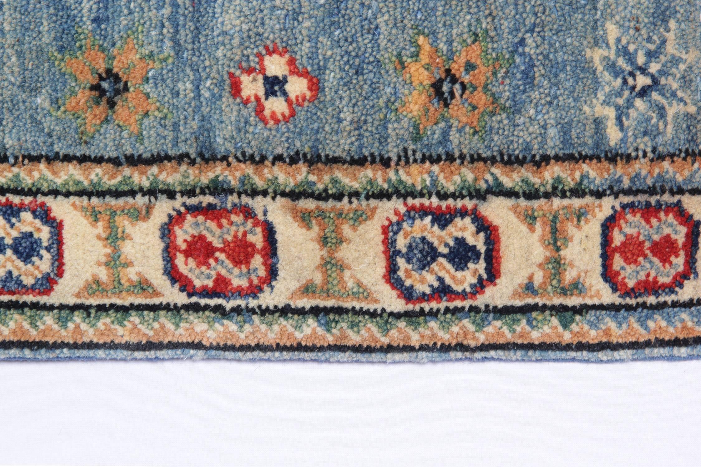 Afghan Carpet Runners, Persian Blue Rugs for Sale from Kazak