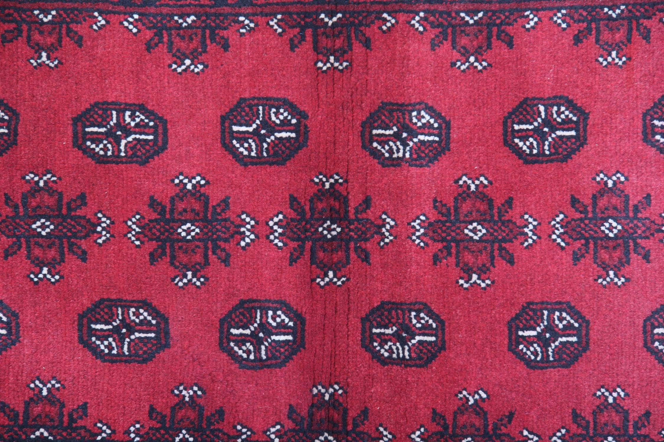 red afghan rug