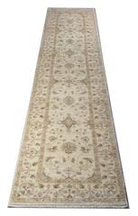 Afghan Rugs, Cream Oriental Rug Runner, Hand Made Carpet for Sale