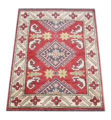 Oriental Rugs Red Afghan Geometric Rugs, Hand Made Carpet for Sale 69 x 83 cm