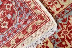Hand-Knotted Oriental Rugs, Orange Rug Mamluk Style Carpet