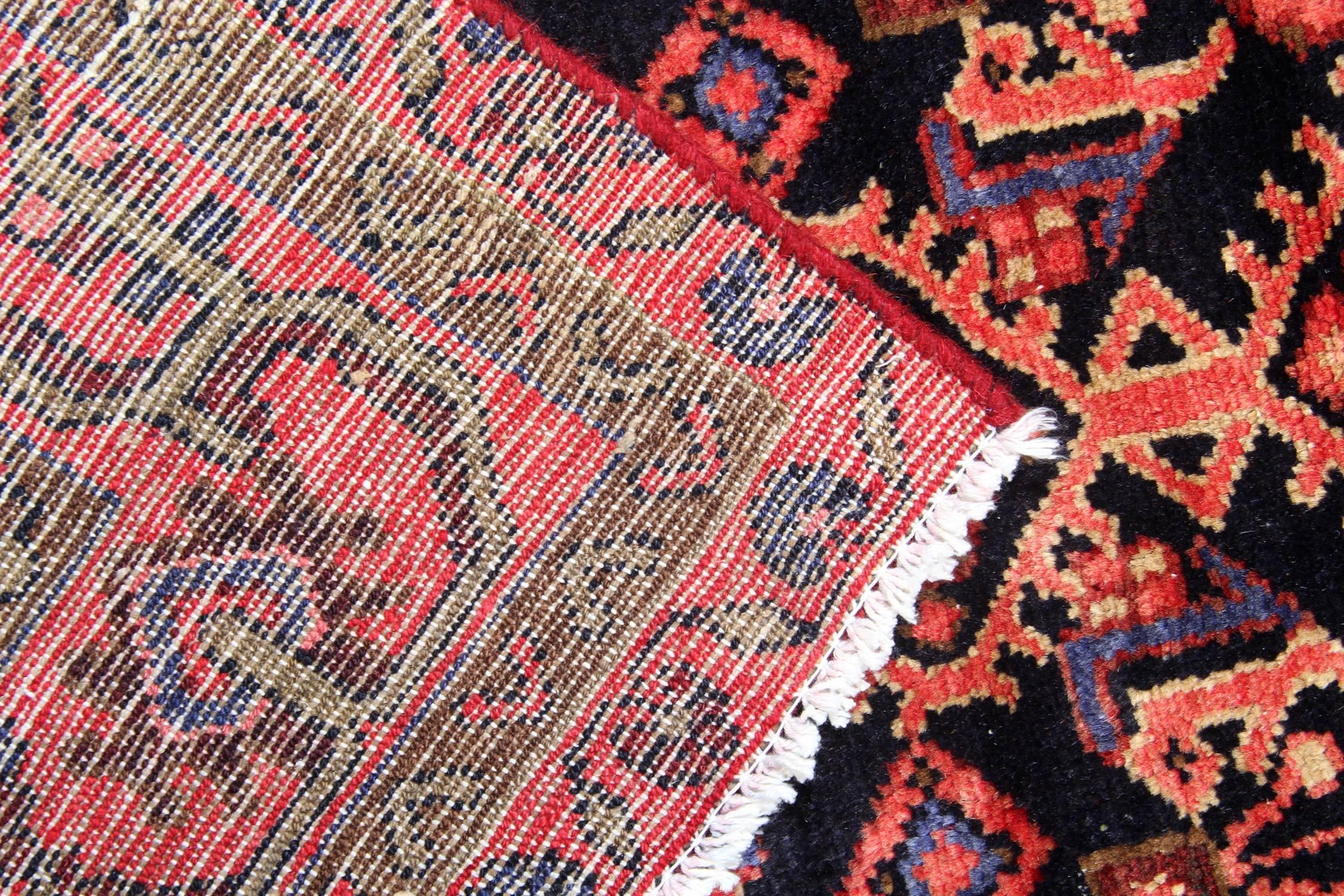 Afghan Oriental Wool Area Rug, Handmade Carpet Traditional Vintage Rug