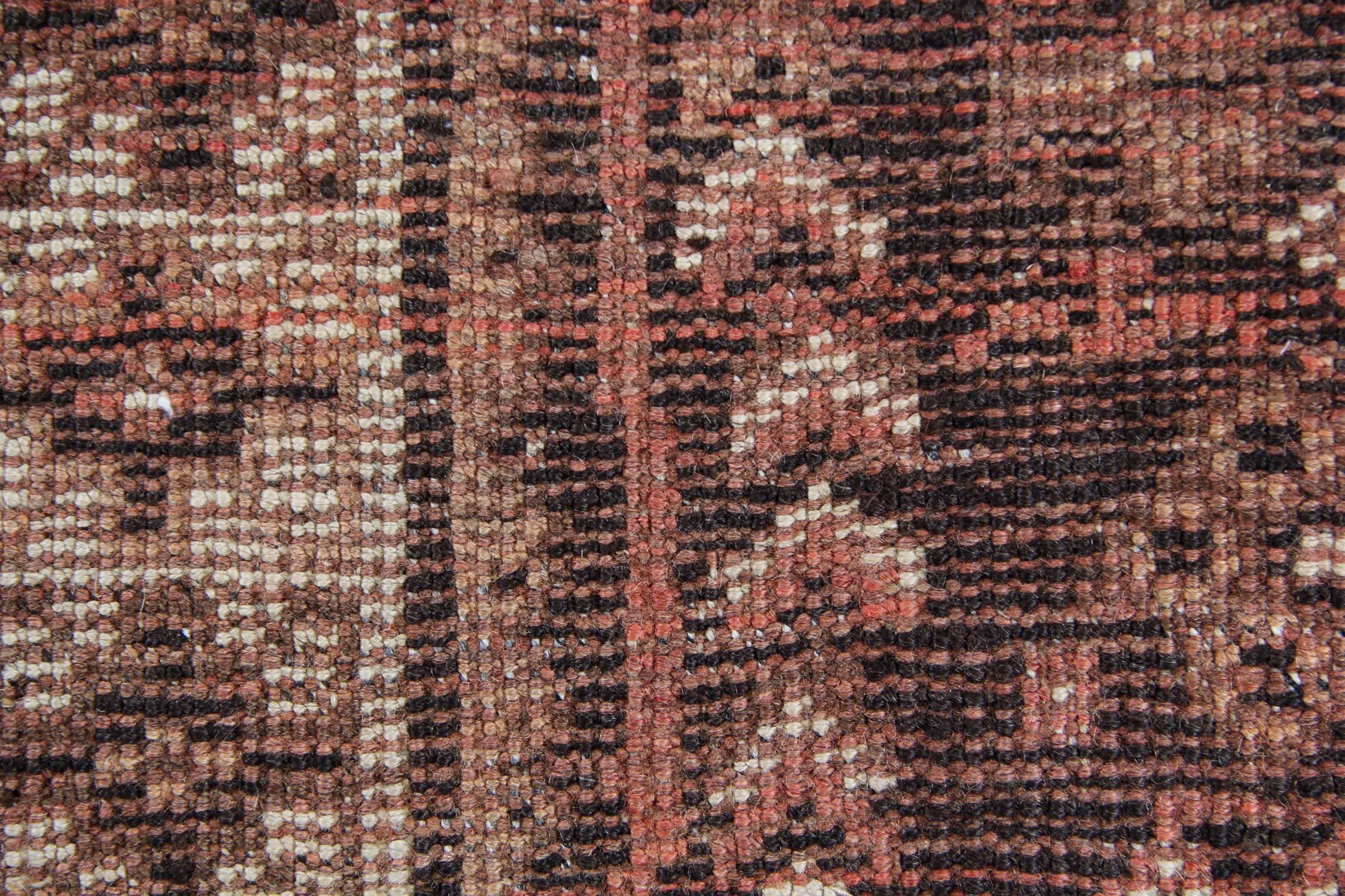 Vegetable Dyed Handmade Tribal Area Rug, Oriental Vintage Carpet Traditional Rug