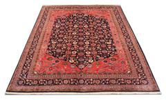 Handmade Carpet Oriental Rug Wool Red Floral Traditional Livingroom Rug