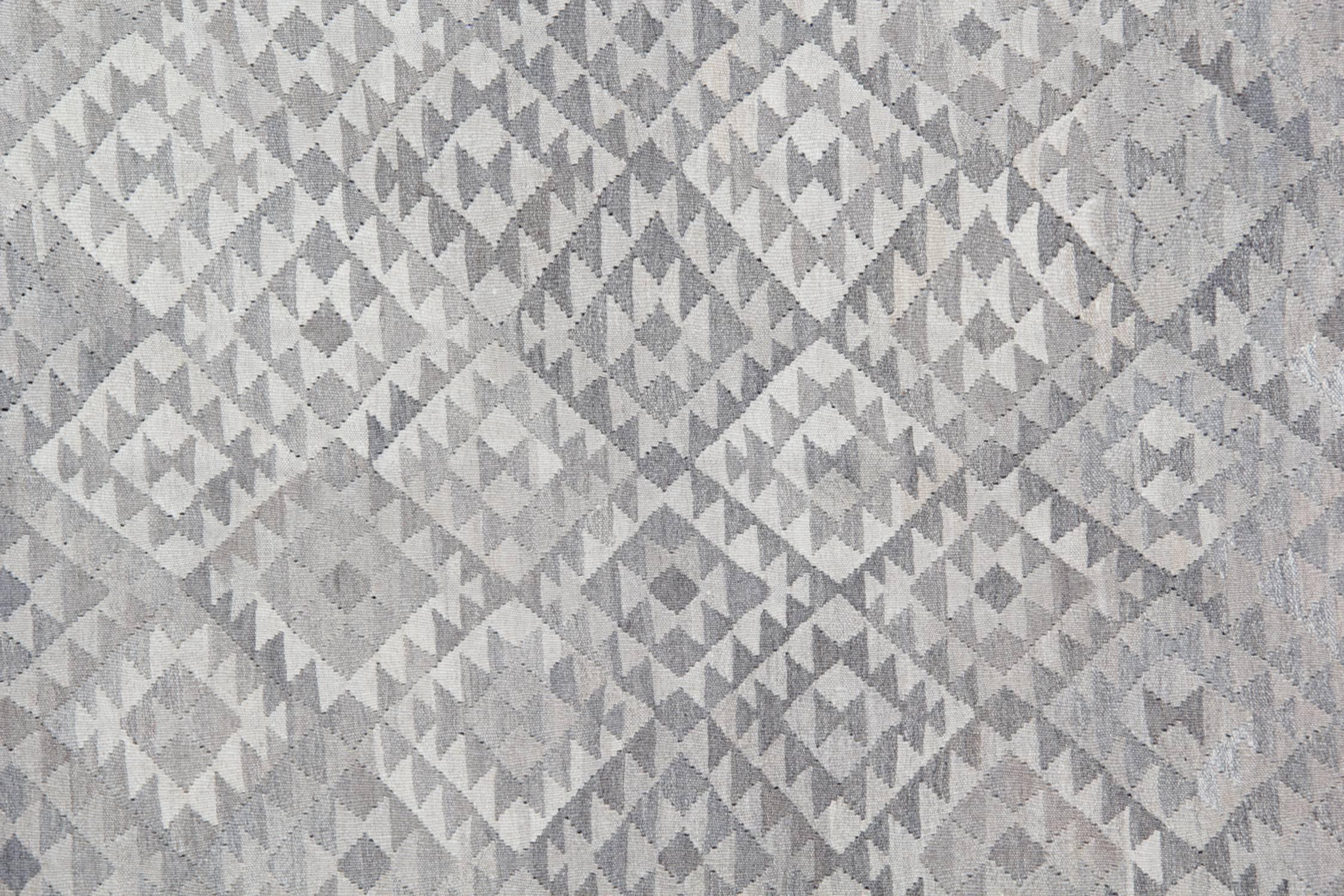 grey afghan rug