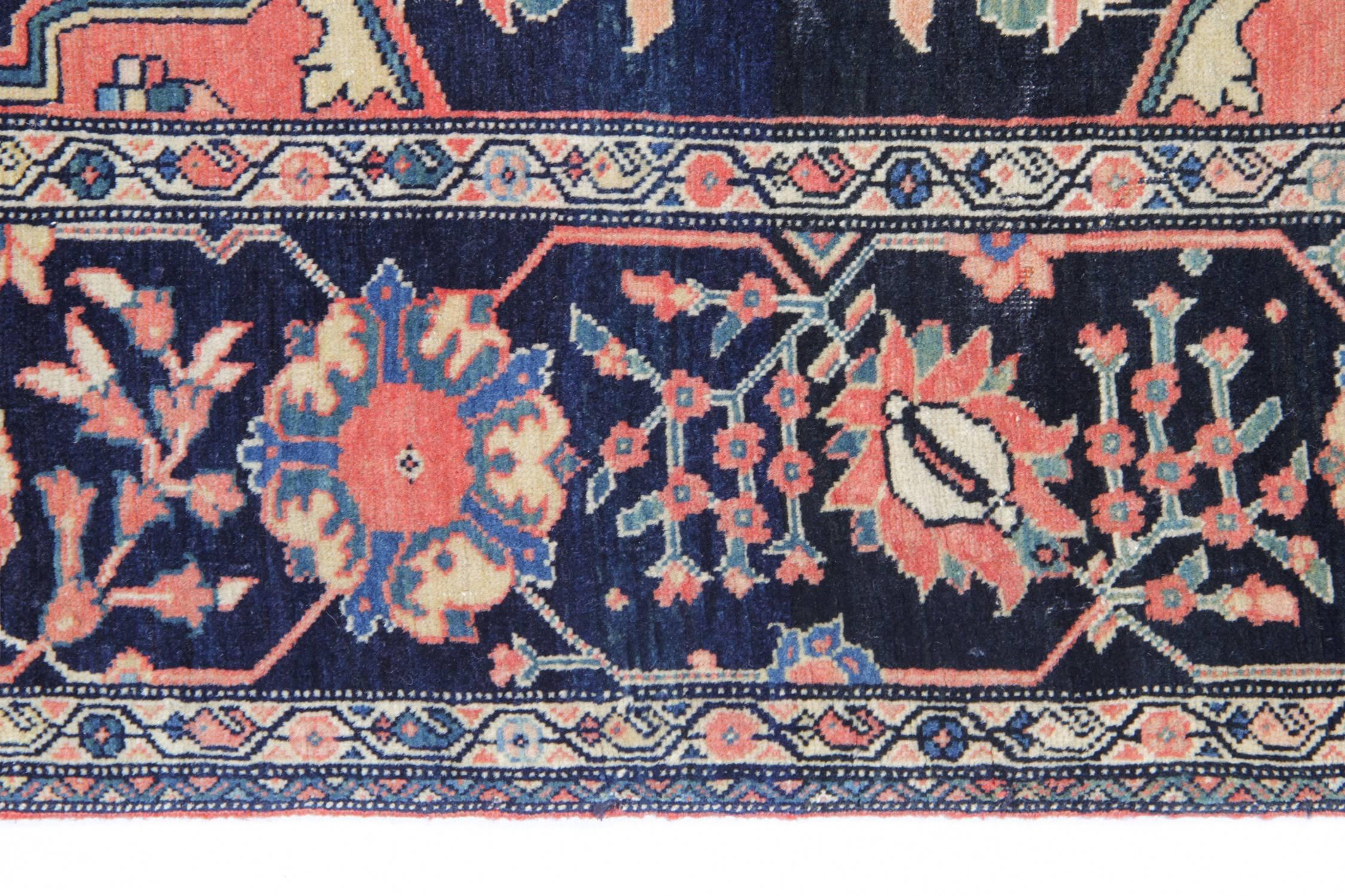 Sultanabad Antique Persian Sarouk Farhan Rug