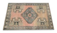 Vintage Rugs, Small Turkish Rugs, Handmade Carpet Floor Mats and Door Mats