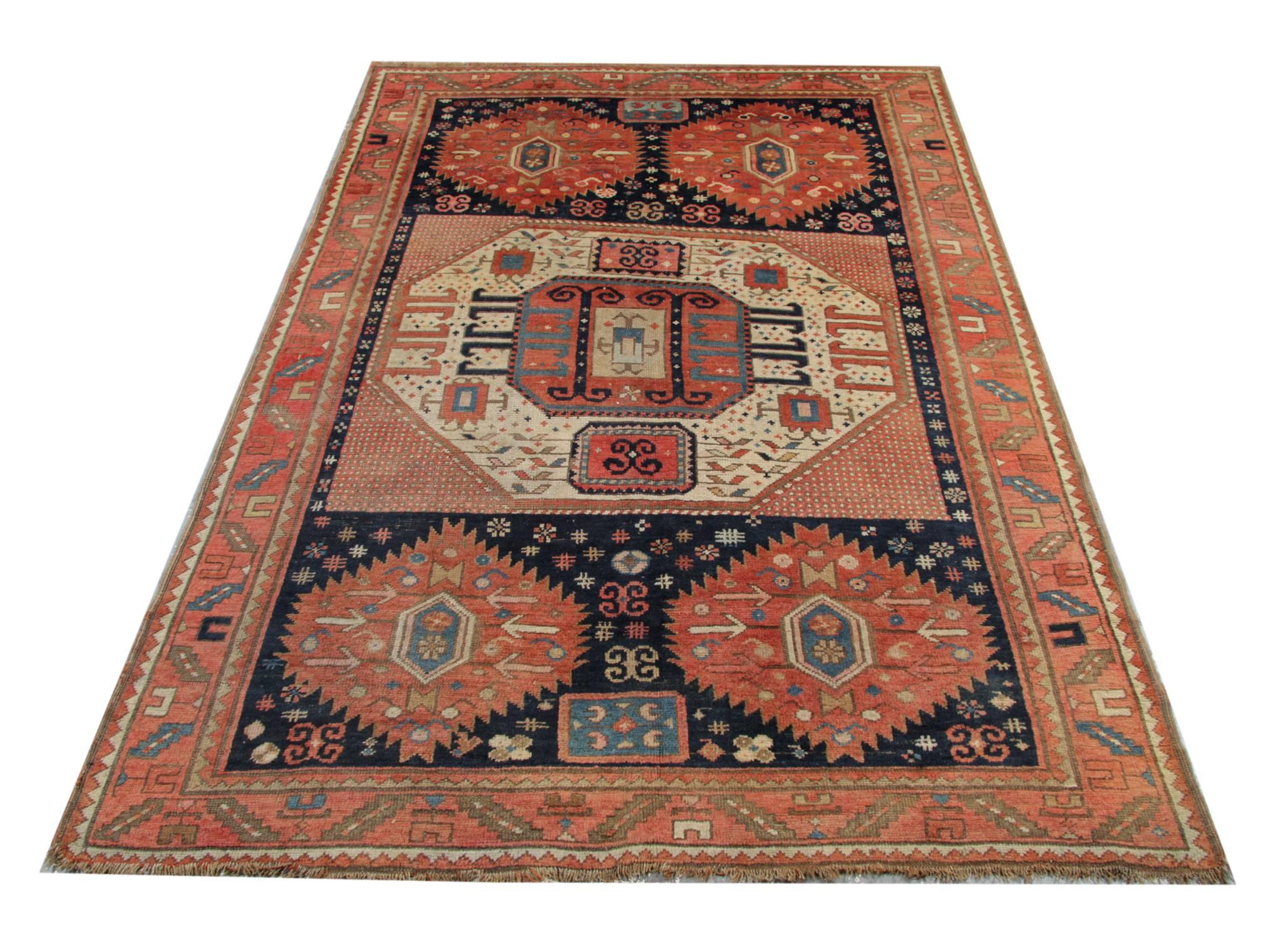 Kazak unique and vintage rugs are primarily produced as village productions rather than city pieces. Made from materials particular to individual tribal provinces and the living room rugs of the Caucasus normally display bold geometric rug designs