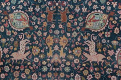 Antique Carpet, Agra Carpet Antique Rug Green Indian Rugs
