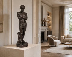 Sculpture humaine Home Décor Bustes Antiquités Homme debout, HanChristian Brix