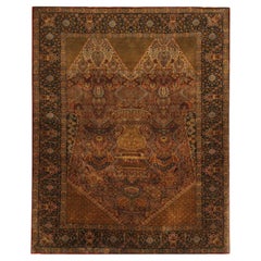 Vintage Rug Handmade Pure Silk Carpet Traditional Egyption Rug Home Decorative
