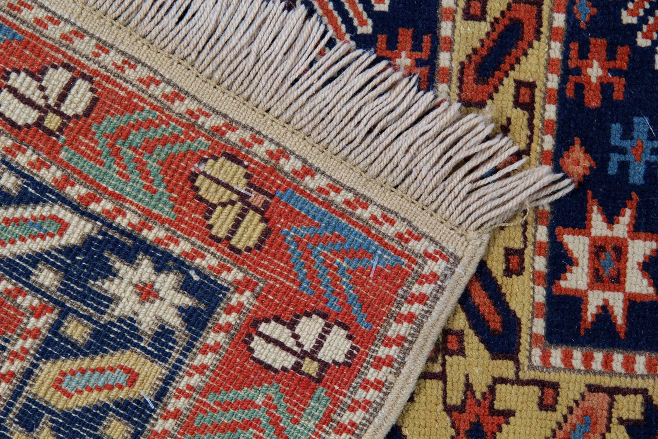 Vegetable Dyed Kazak Rugs, Persian Style Rugs, Carpet from Turkey