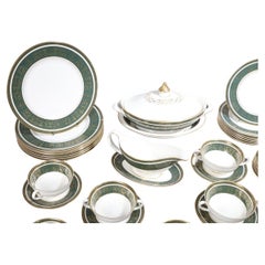 China Plates Porcelian Dinner Ware Set of Antique Royal Doulton Vanborough 1970s