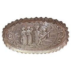 Antique Sterling Silver Bon Bon Dish, Birmingham 1906, Openwork Design