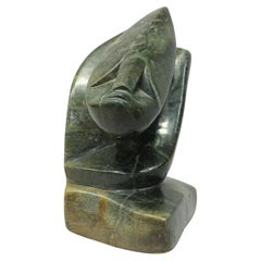 Signed African Stone Sculpture by Morning Chijumani, Zimbabwe, 20th C.