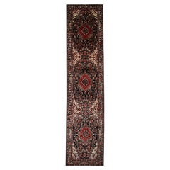 Handmade Oriental Wool Runner, Long Stair Runner Rustic Medallion Carpet