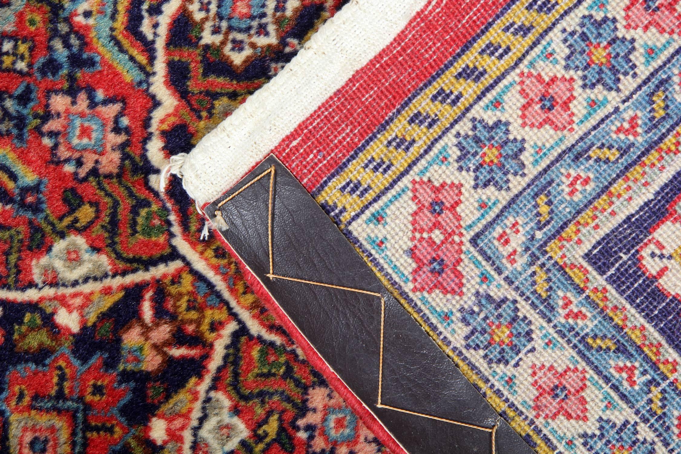 Geometrischer Teppich Wolle Orientalischer Handgefertigter Teppich Flächenteppich (Afghanisch) im Angebot