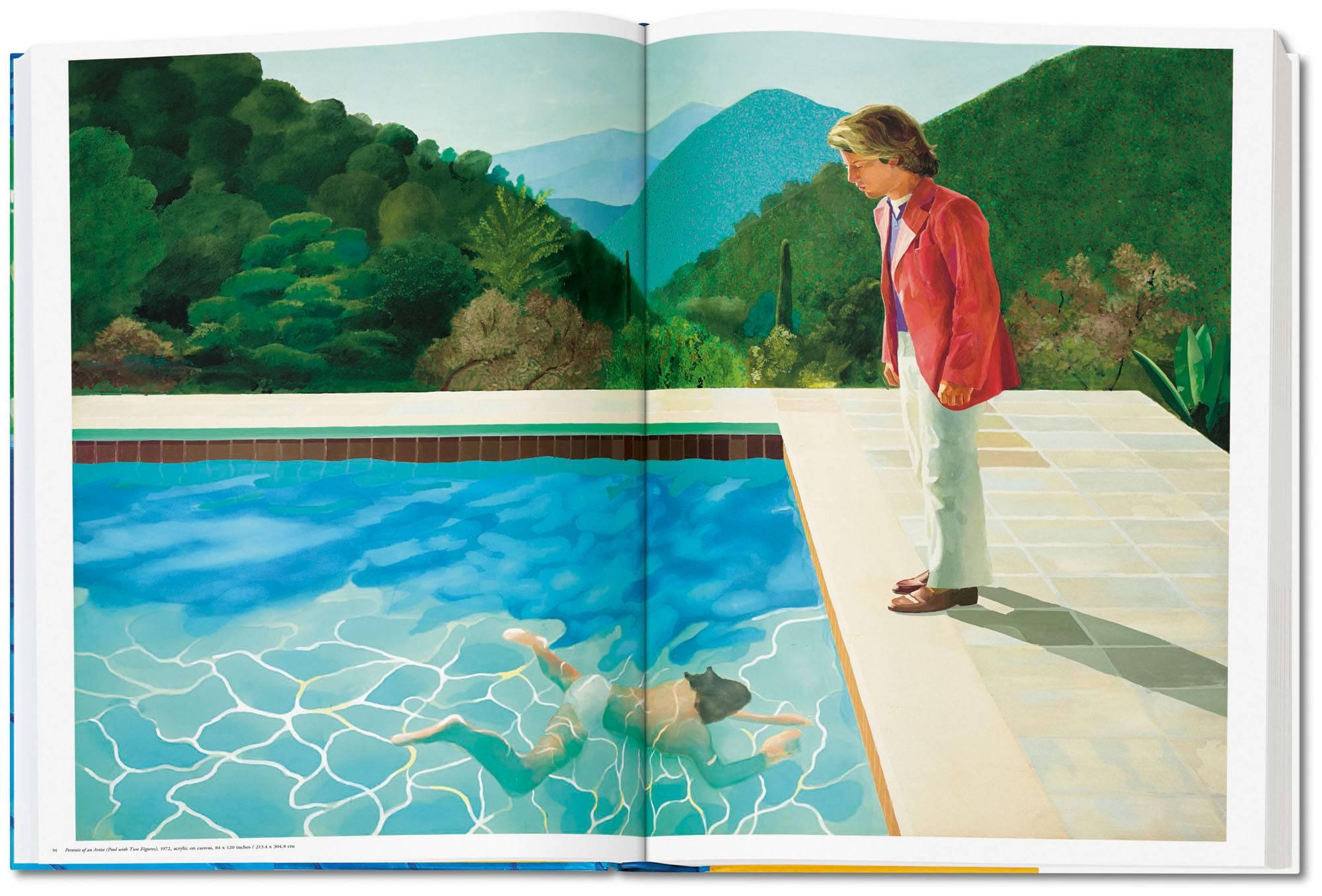 Papier David Hockney, un livre plus grand que les autres en vente