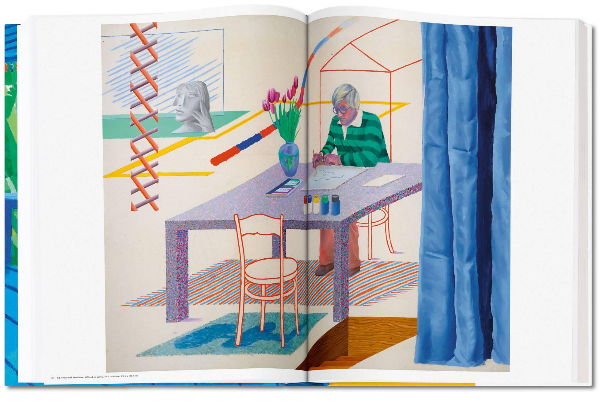 XXIe siècle et contemporain David Hockney, un livre plus grand que les autres en vente
