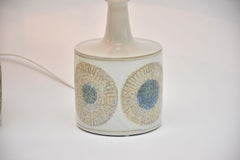 A pair of mid-century ceramic Scandinavian table lamps by Kari Christensen