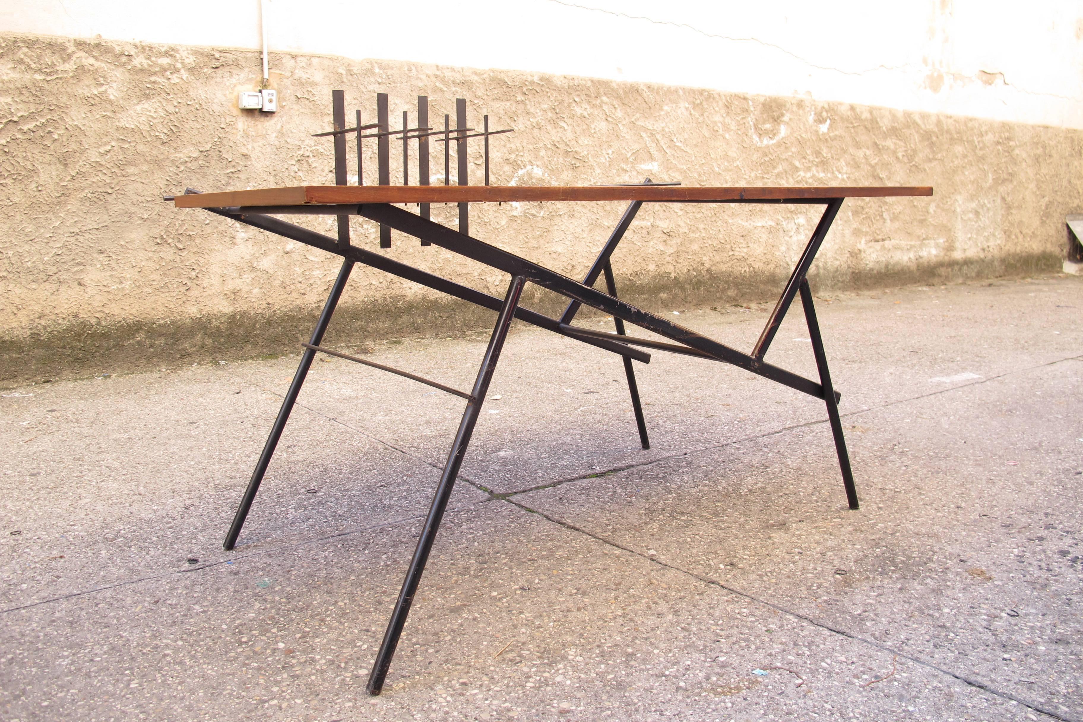 Italian Beautiful Desk, Design Cesare Lazzarini, 1950