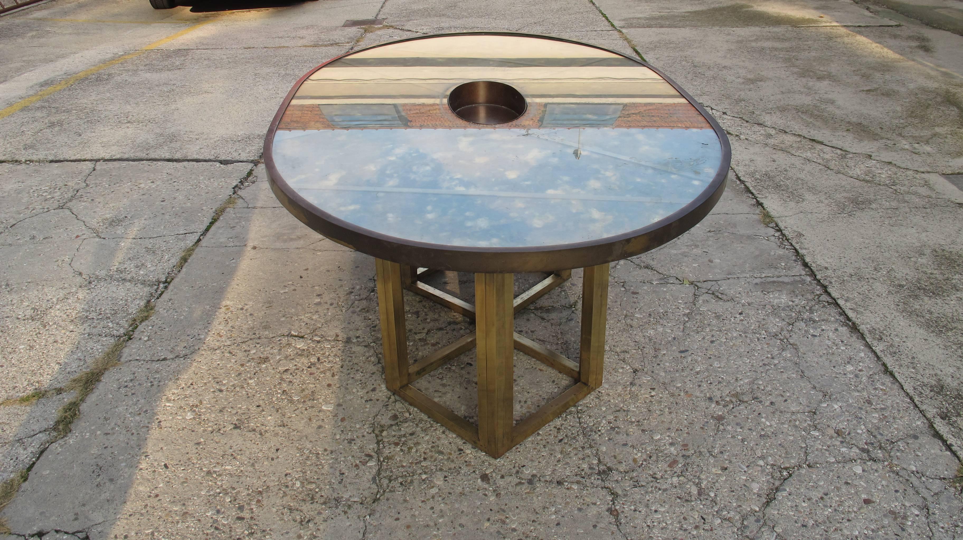 Beautiful Table, Sandro Petti Design 1970 In Good Condition For Sale In Saint-Ouen, FR