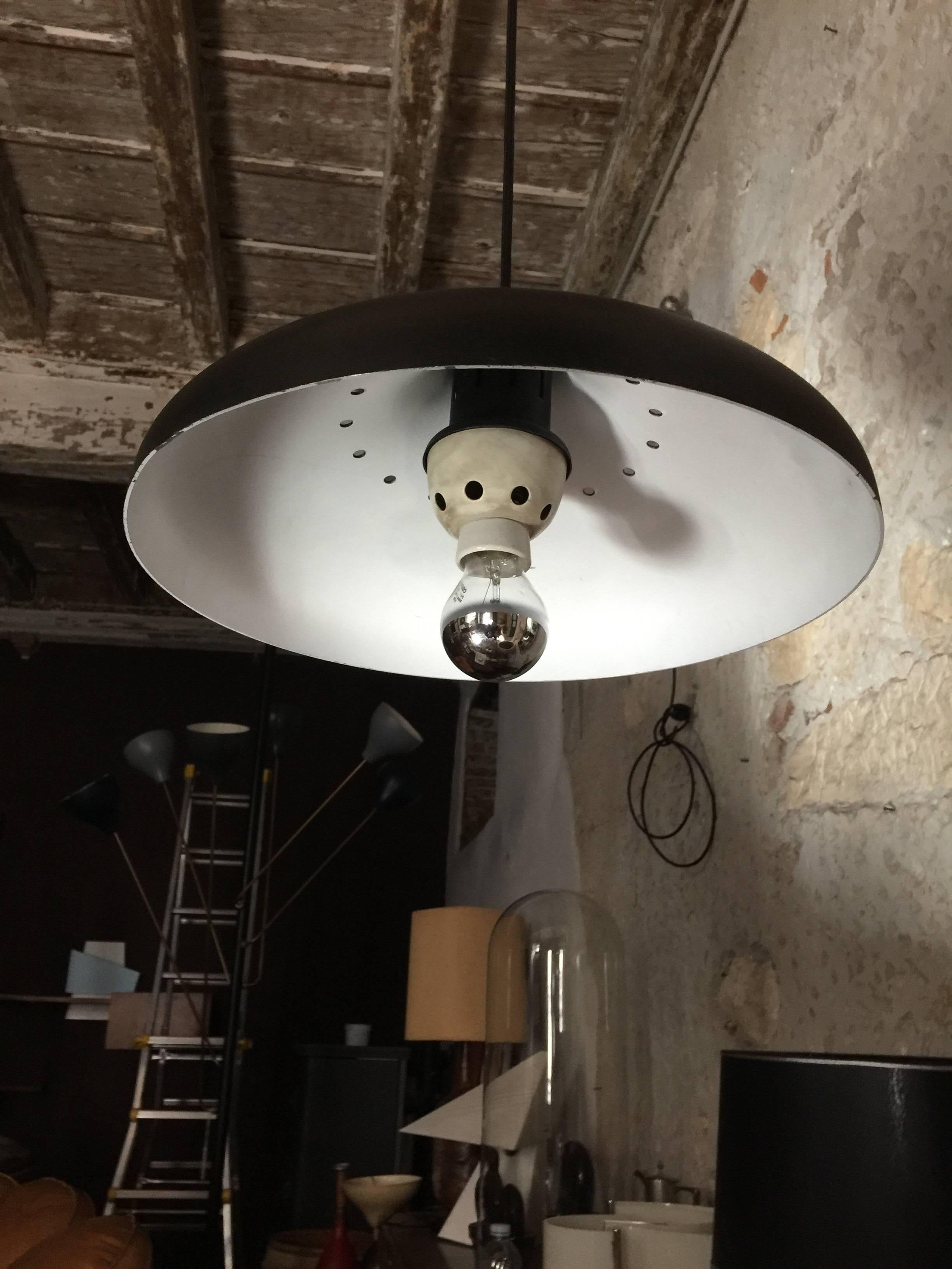 Italian Ceiling Lamp, Design Stilnovo, 1950 For Sale
