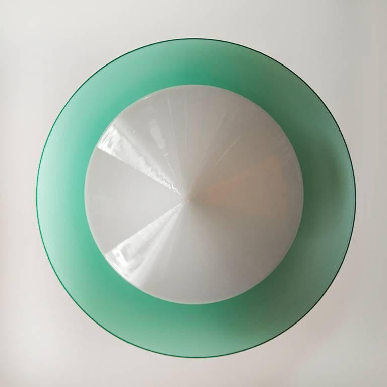 Modern Glass Pendant by Peter Pelzel for Vistosi For Sale