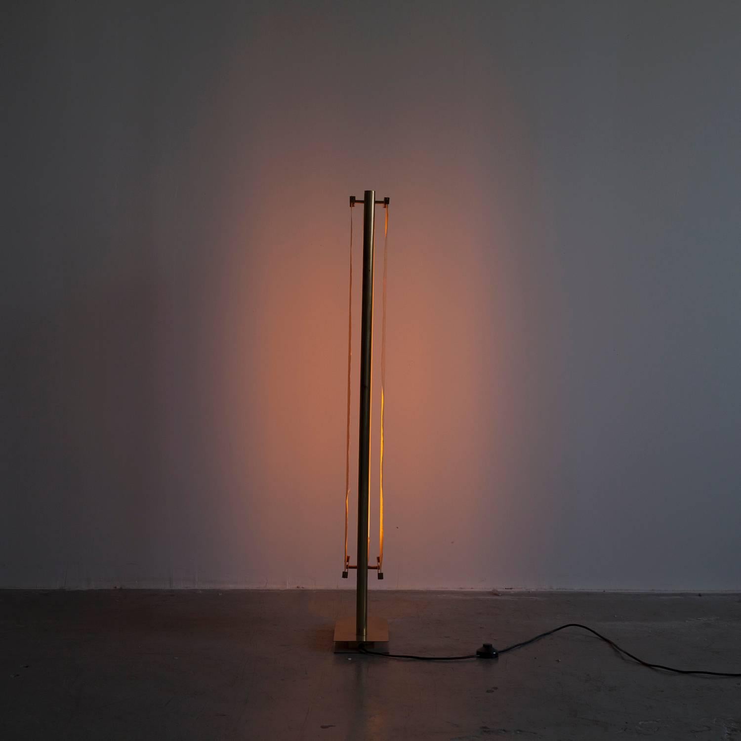 Brass Fontana Arte Floor Lamp by Pietro Chiesa