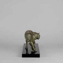 Turning Panther Sculpture