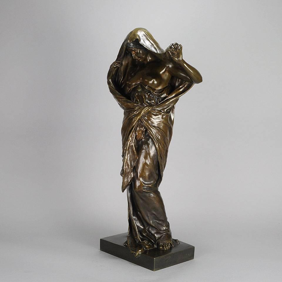 Bronze Nature Unveiling Her Secrets to Science For Sale