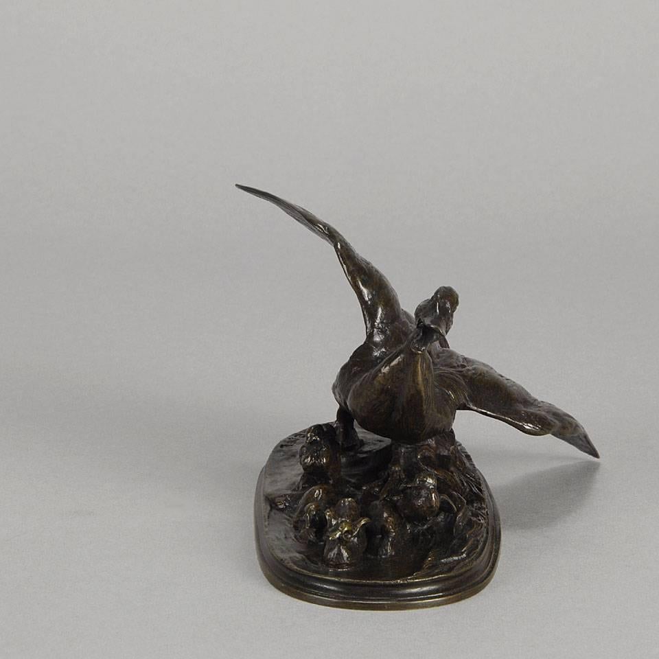 Victorian Canard Avec Ses Canetons by Pierre Jules Mene For Sale