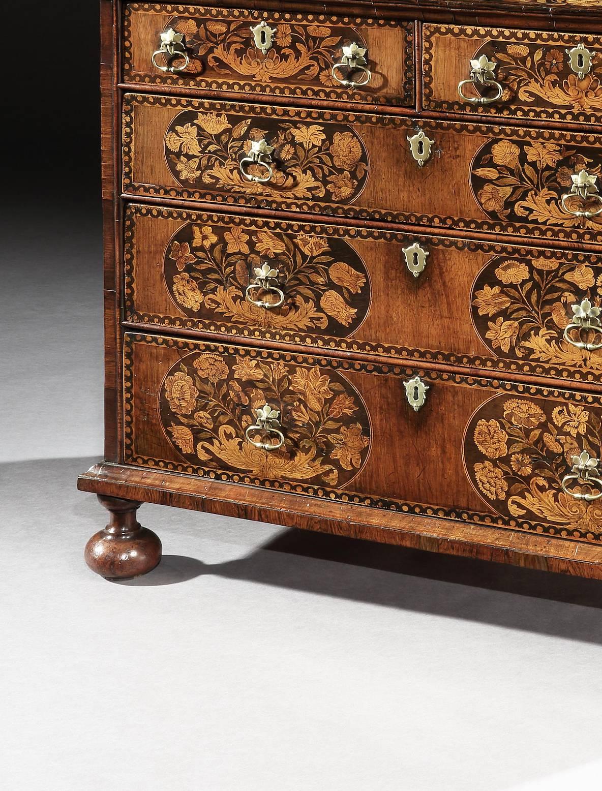 marquetry chest of drawers