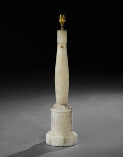 Onyx Neo-Klassischen Stil Antike Säule Tischlampe