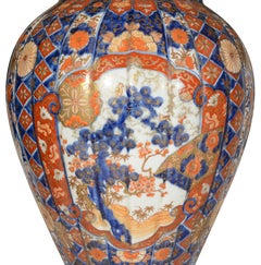 Pair of Japanese Imari 19th Century Antique Table Lamps
