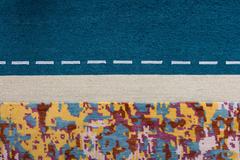 Contemporary Abstract Rug Paralleli B3 by Dimore Studio