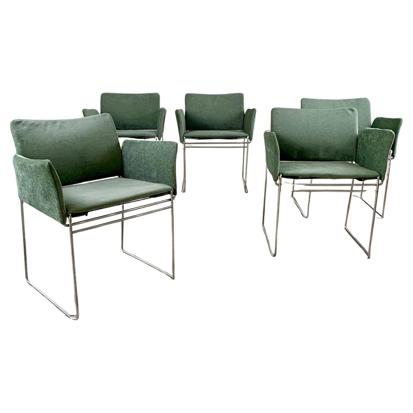 Juego de siete sillas Maja de Kazuhide Takahama para Cassina, años 60, Italia Moderno de mediados de siglo en venta