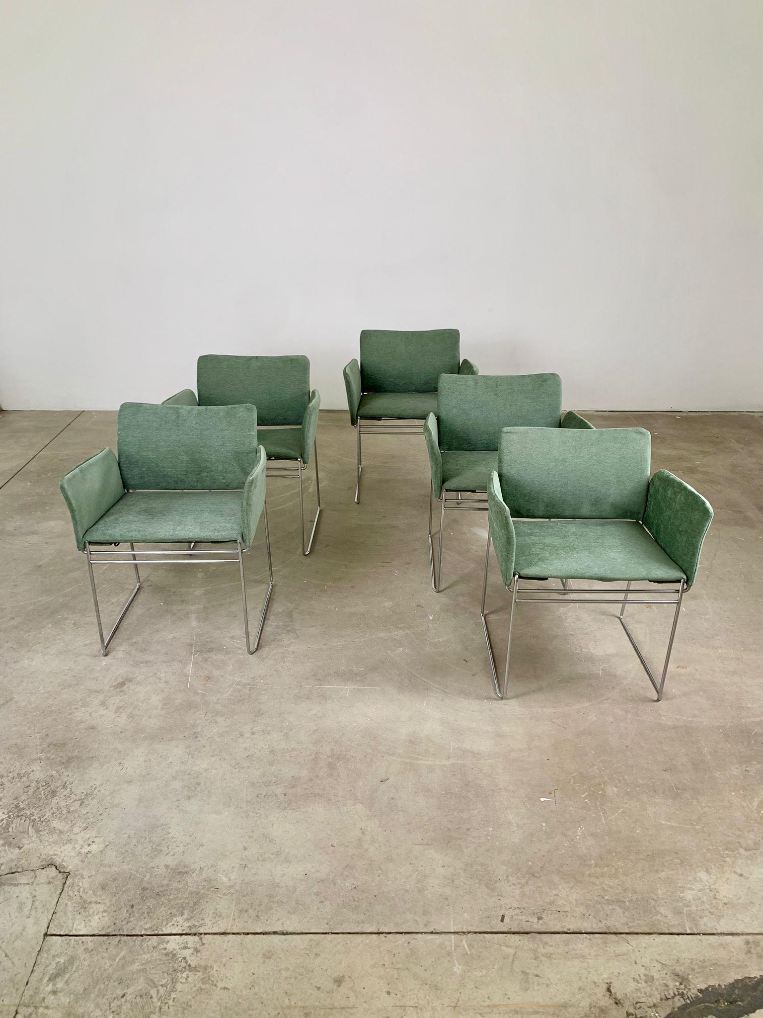 Juego de siete sillas Maja de Kazuhide Takahama para Cassina, años 60, Italia en venta 3